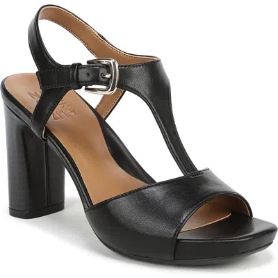 Naturalizer Marlowe T-strap Sandal In Black
