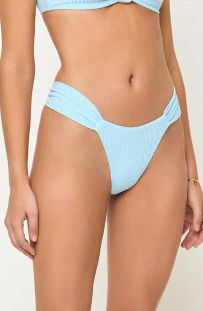 L*space Lspace Dolce Bitsy Bikini Bottoms In Blue