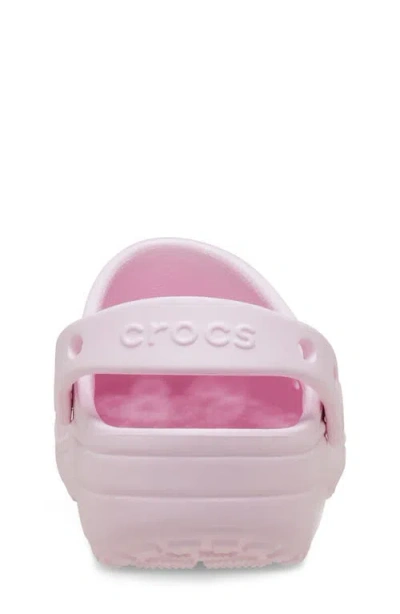 Crocs Kids'  Girls Classic Floral Cut Out Clog In Pink