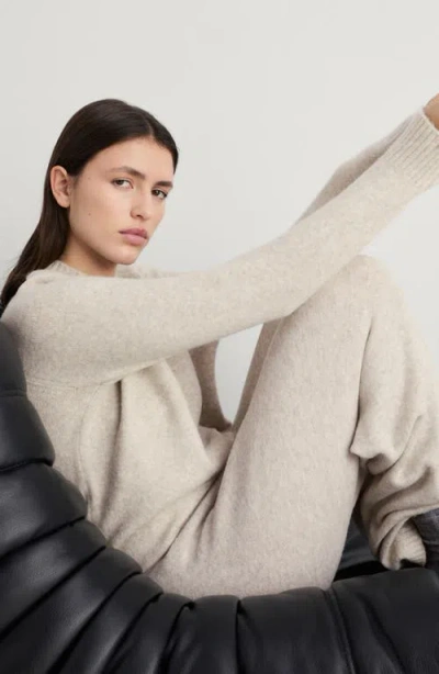Mango Knit Pants In Gray