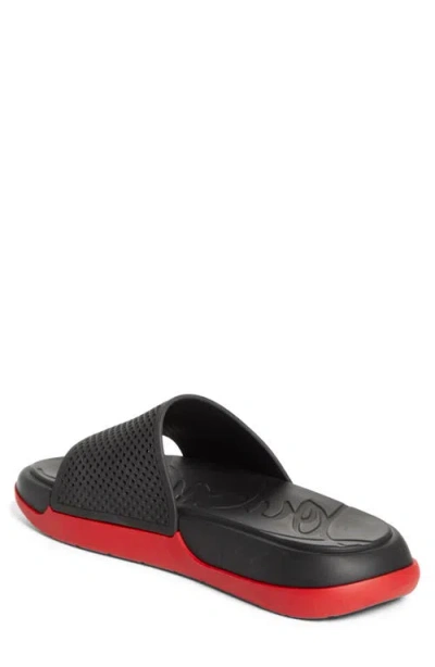 Christian Louboutin Louboutin Slides And Clogs Easy Breezy Men Rubber Black In Black
