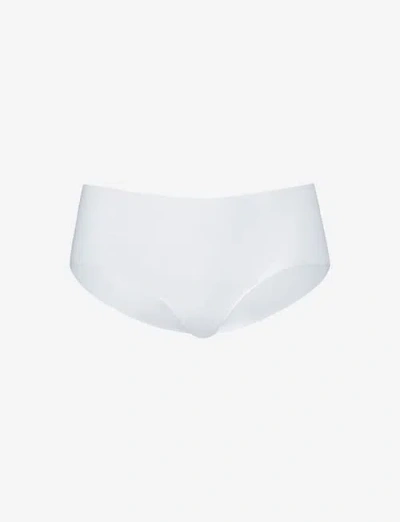 Commando Technical Cotton-blend Bikini In White