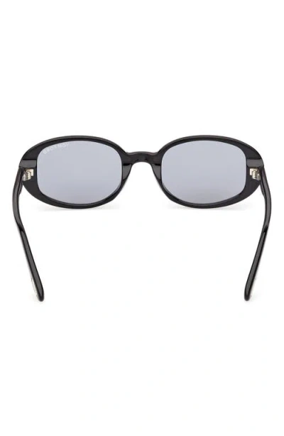Tom Ford Eyewear Iggy Oval Frame Sunglasses In Gold