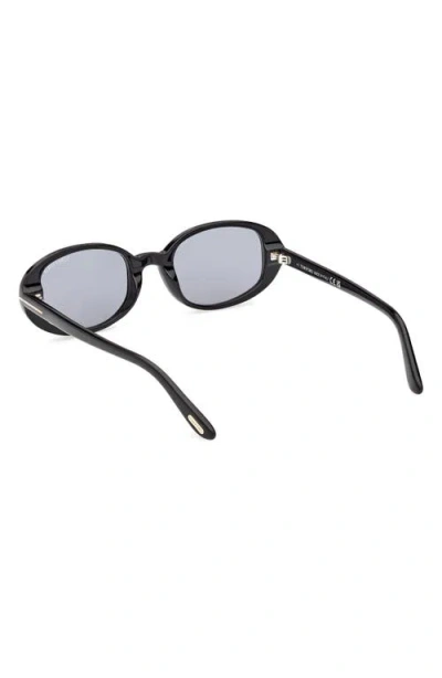 Tom Ford Eyewear Iggy Oval Frame Sunglasses In Gold