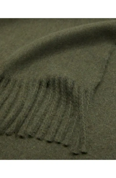 Mango Fringe Scarf In Pattern