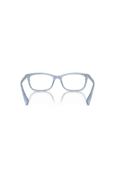 Ralph 51mm Rectangle Optical Glasses In Pattern