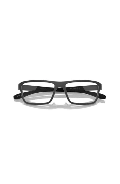 Arnette 54mm Rectangle Optical Glasses In Brown