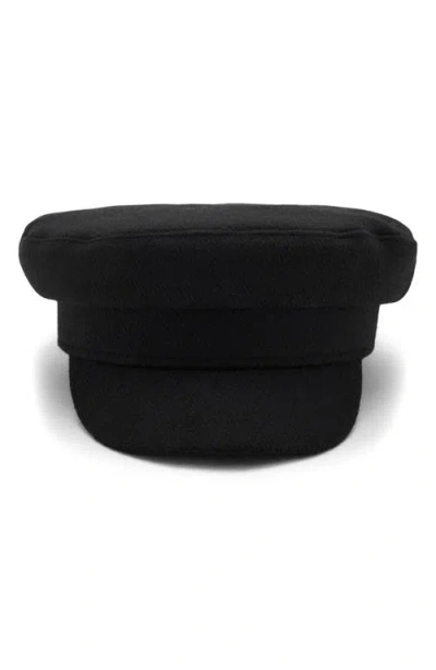 Mango Wool Blend Baker Boy Cap In Pattern