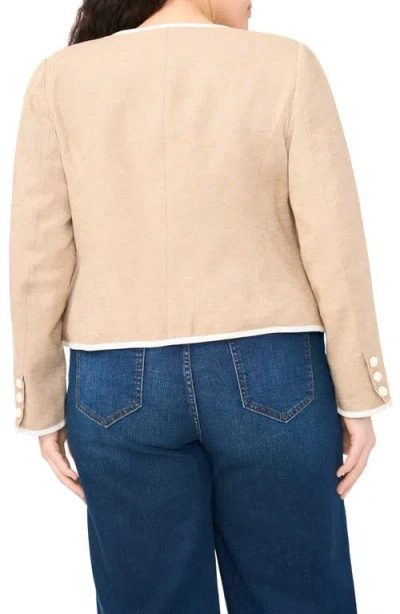 Cece Contrast Trim Jacket In Multi