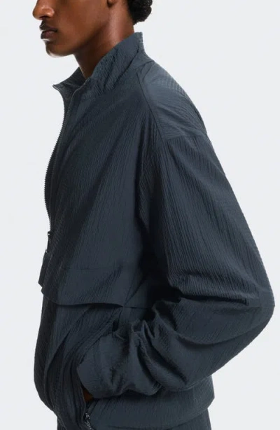 On Courtside Half Zip Pullover In Blue