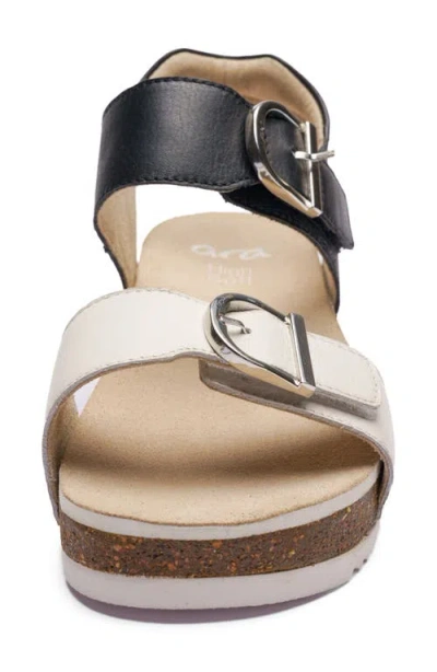 Ara Nova Platform Wedge Sandal In Multi