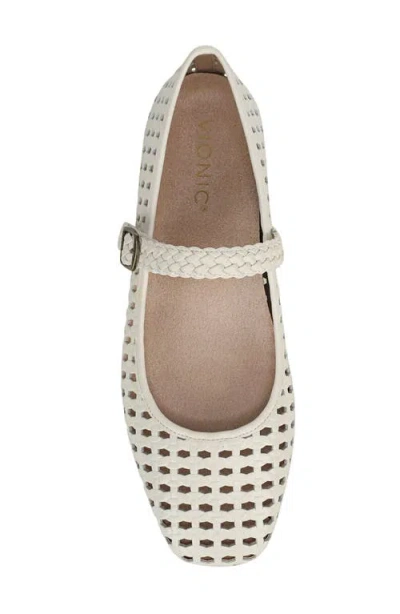 Vionic Alameda Woven Mary Jane Flat In Multi