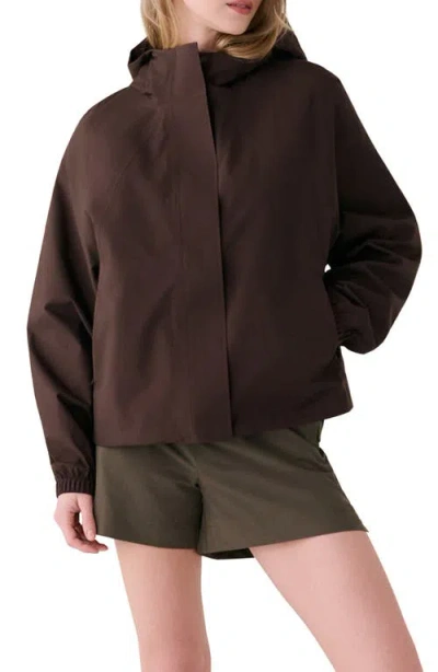 Lole Aliz Waterproof Rain Jacket In Brown