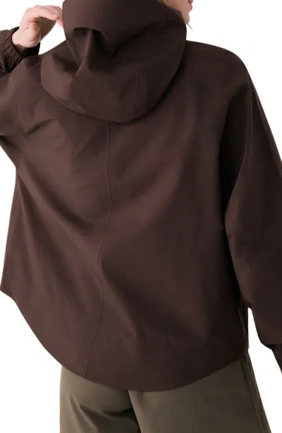 Lole Aliz Waterproof Rain Jacket In Brown
