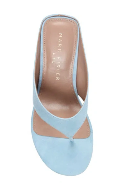 Marc Fisher Ltd Udena Wedge Flip Flop In Blue