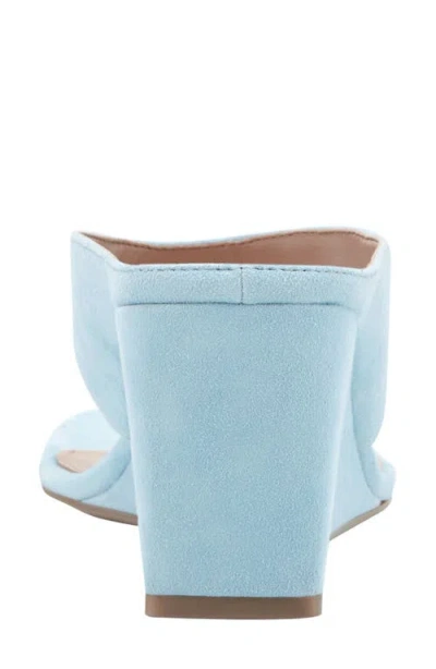 Marc Fisher Ltd Udena Wedge Flip Flop In Blue