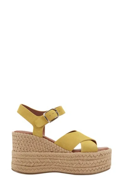 Marc Fisher Ltd Pasion Espadrille Ankle Strap Platform Wedge Sandal In Multi