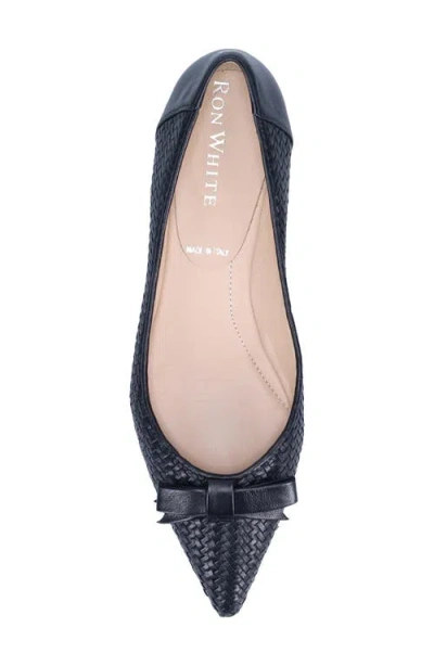 Ron White Jada Pointed Toe Flat In Black