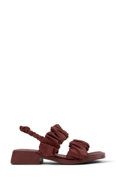 Camper Dana Ruched Slingback Sandal In Multi