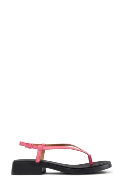 Camper Dana Leather Sandals In Multi