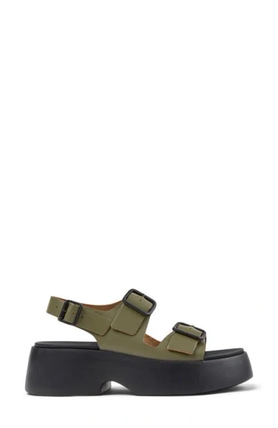 Camper Tasha Platform Sandal In Multi