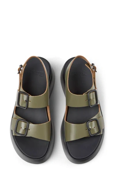 Camper Tasha Platform Sandal In Multi