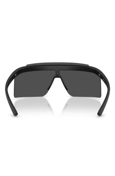 Prada Linea Rossa 140mm Rectangular Shield Sunglasses In Green