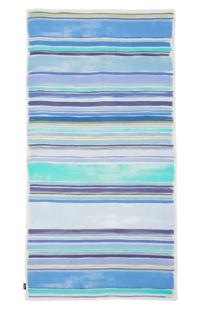 Echo Painted Stripe Scarf In Brown
