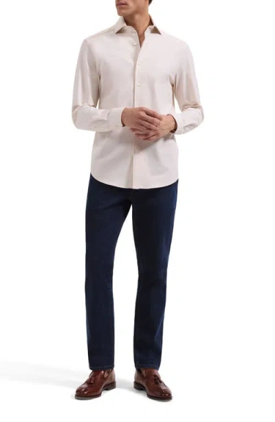 Bugatchi Devon Ooohcotton® Button-up Shirt In Gray