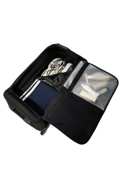 Beis The Pro-rolling Duffle Check-in In Black