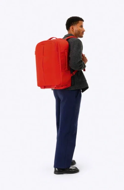 Beis Béis The Pro Rolling Backpack In Orange