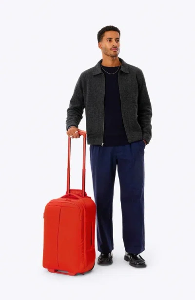 Beis Béis The Pro Rolling Backpack In Orange