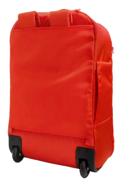 Beis Béis The Pro Rolling Backpack In Orange