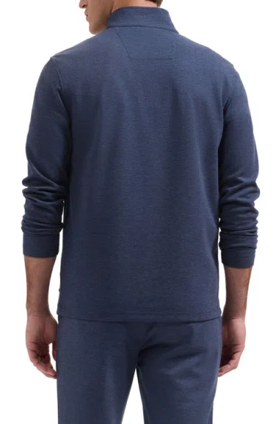 Bugatchi Soft Touch Quarter Zip Pullover In Multi