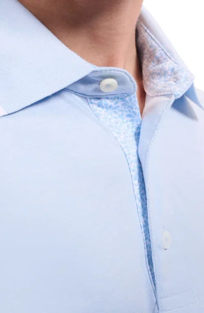 Bugatchi Performance Tipped Polo In Multi