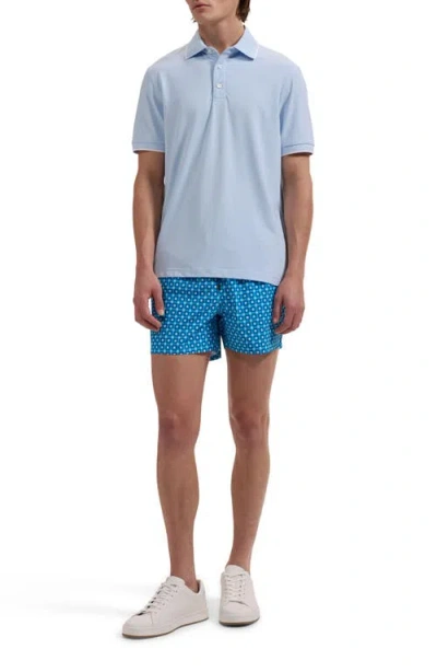 Bugatchi Performance Tipped Polo In Multi