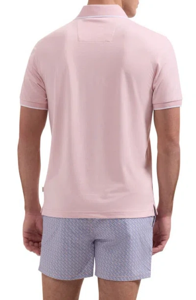 Bugatchi Performance Tipped Polo In Multi
