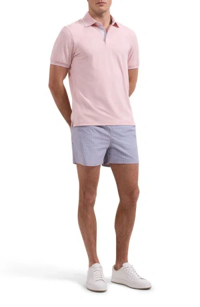 Bugatchi Performance Tipped Polo In Multi