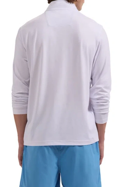 Bugatchi Mélange Quarter Zip Pullover In Multi