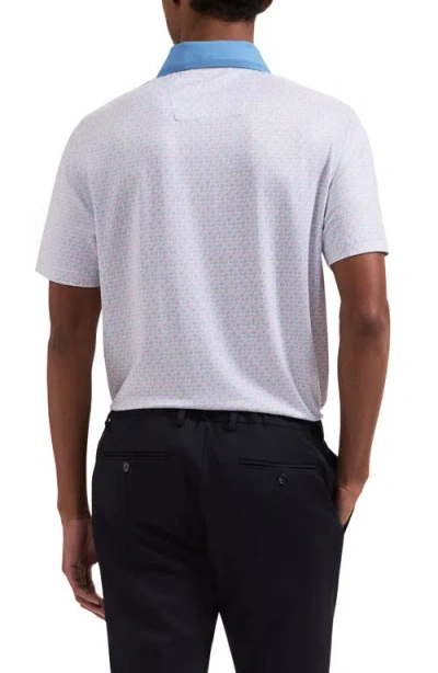 Bugatchi Three-button Performance Polo In Multi