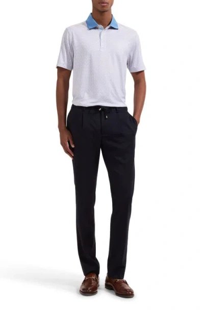 Bugatchi Three-button Performance Polo In Multi