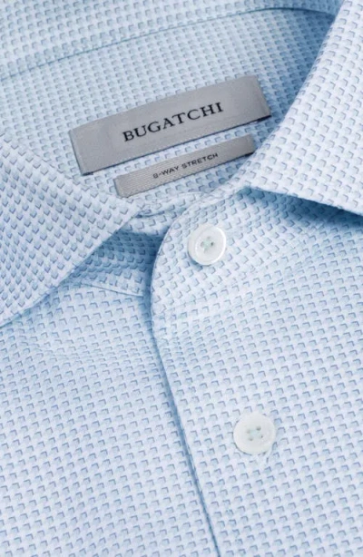 Bugatchi Devon Ooohcotton® Optical Grid Print Button-up Shirt In Multi