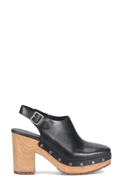 Kork-ease ® Sienna Slingback Platform Clog In Black