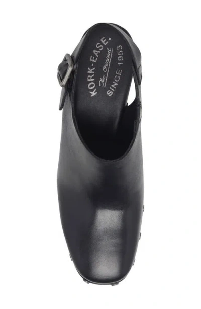 Kork-ease ® Sienna Slingback Platform Clog In Black