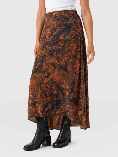 Saint + Sofia Sutton Skirt In Black