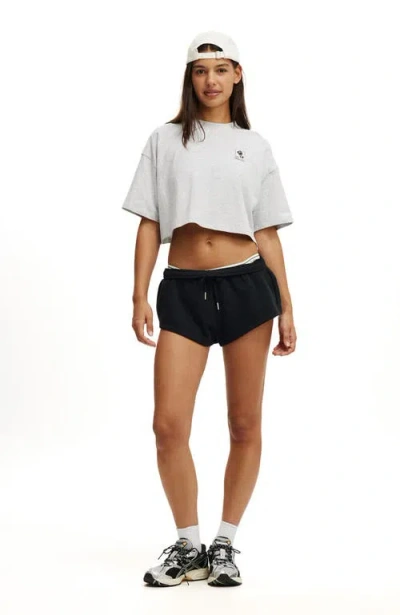 Body Active Plush Micro Short In White