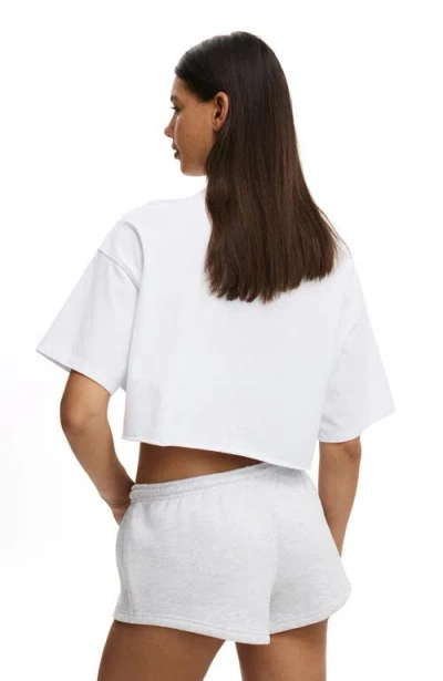 Body Active Plush Micro Short In White