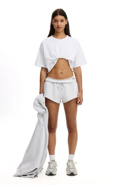 Body Active Plush Micro Short In White