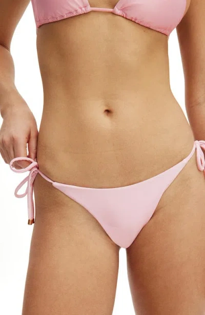 Body String Triangle Bikini Top In Pink