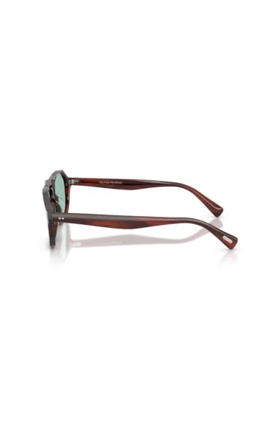 Oliver Peoples Remment Geometric-frame Sunglasses In Brown